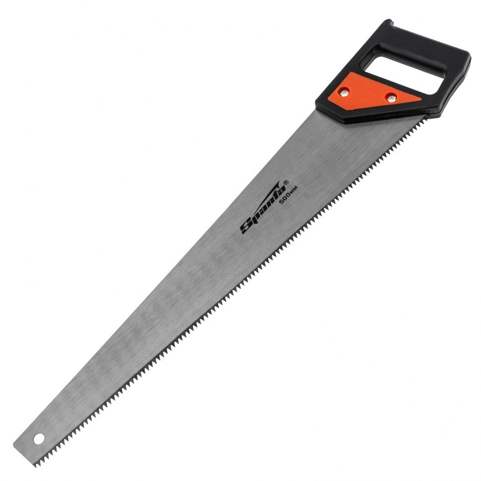 Ножовка по дереву, 500 мм, 5-6 TPI, каленый зуб, пластиковая рукоятка Sparta 232365  #1