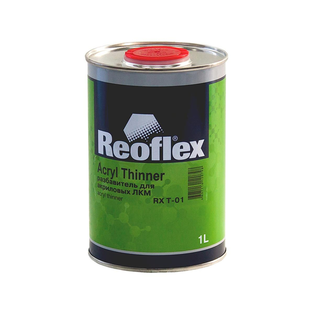 REOFLEX RX T-01 Acryl Thinner Разбавитель для акриловых материалов стандартный (акриловых автоэмалей, #1