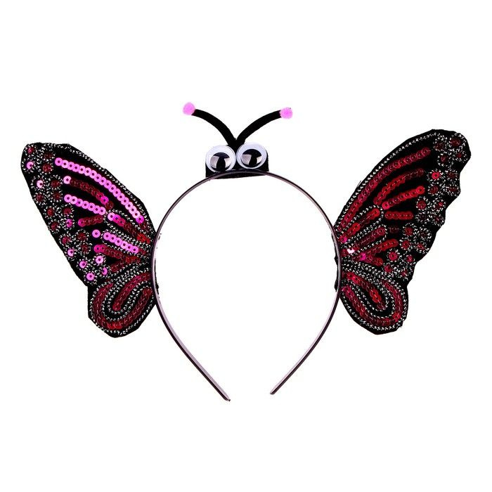 Карнавальный ободок "Бабочка", 2 штуки #1
