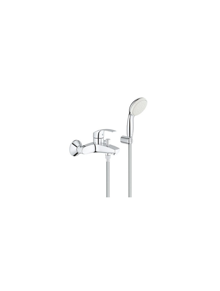 Смеситель для ванны GROHE Eurosmart New с душевым набором, хром (3330220A)  #1