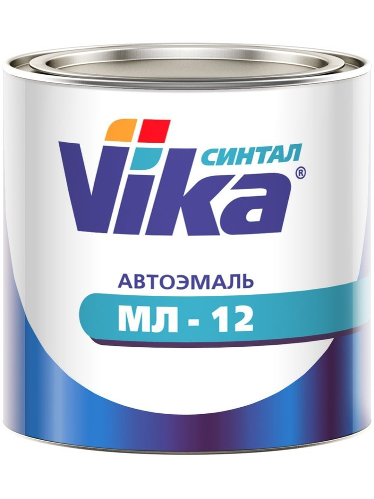 "Vika-синтал" Эмаль МЛ-12 Защитный (хаки) 0,8 кг. #1