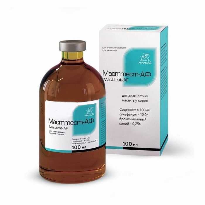 Средство Масттест для диагностики мастита коров, 100 мл - купить с ...