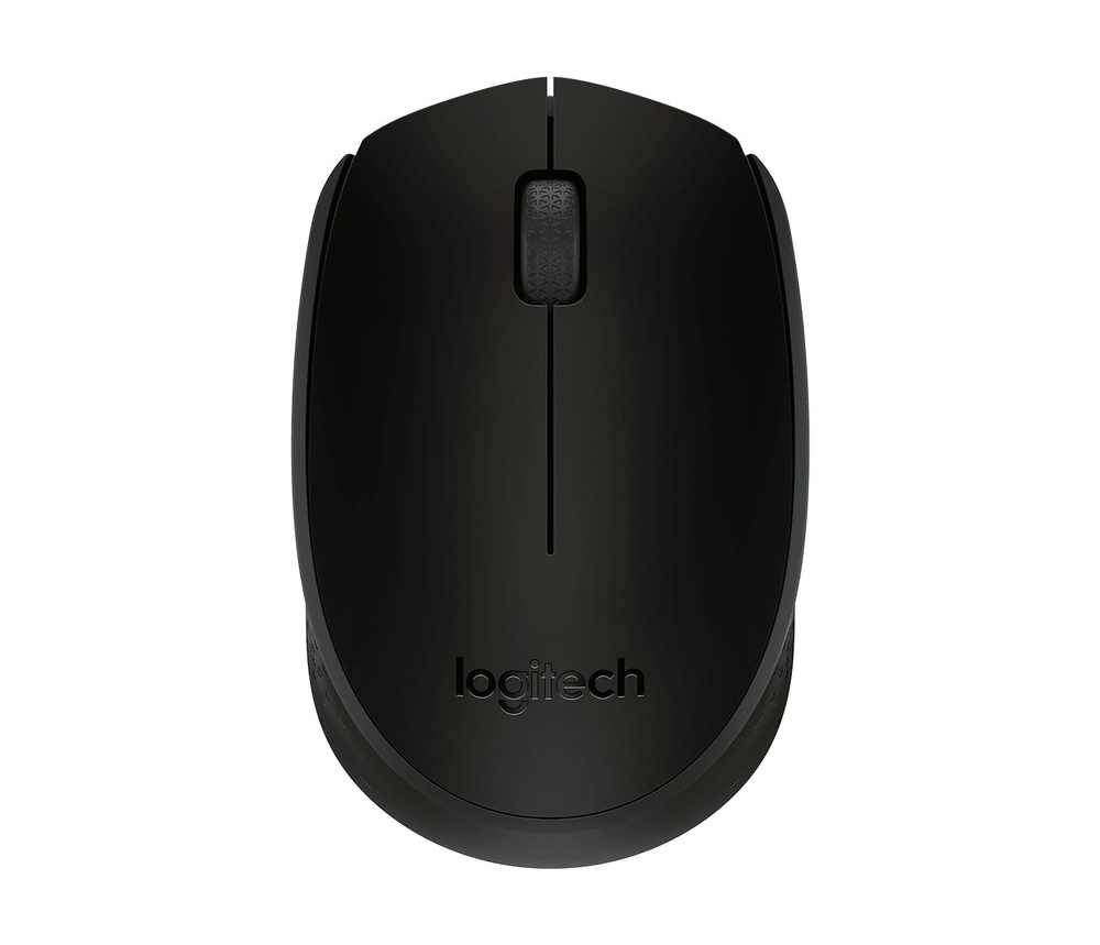 Logitech Мышь беспроводная M171, черный #1