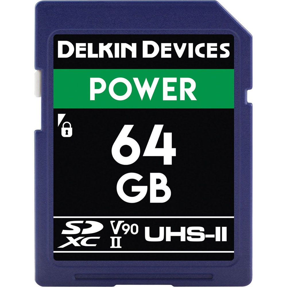 Карта памяти Delkin Devices Power SDXC 64GB 2000X UHS-II V90 #1