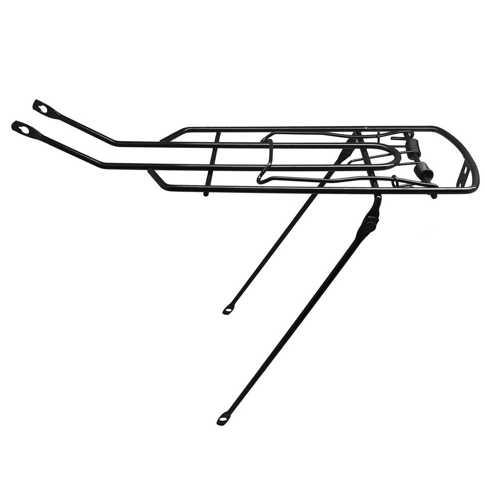 Багажник CD-038, сталь, 26, одинарная стойка, с пруж., чёр. #1
