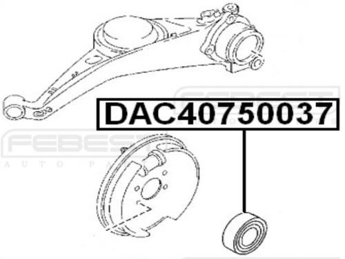 SAFEBEST Амортизатор подвески, арт. DAC40750037 #1