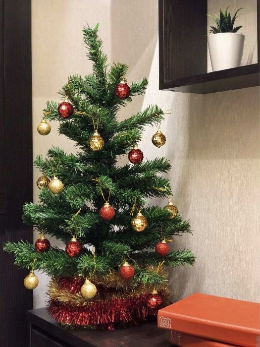 Искуственная Елка искусственная Настольная новый год 60 см - купить в  интернет-магазине OZON с доставкой по России (807207925)