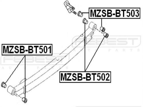 SAFEBEST Амортизатор подвески, арт. MZSBBT501 #1