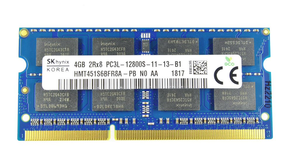Hynix Оперативная память 4GB 1600MHz PC3L-12800S 1x4 ГБ ( HMT451S6BFR8A-PB) #1