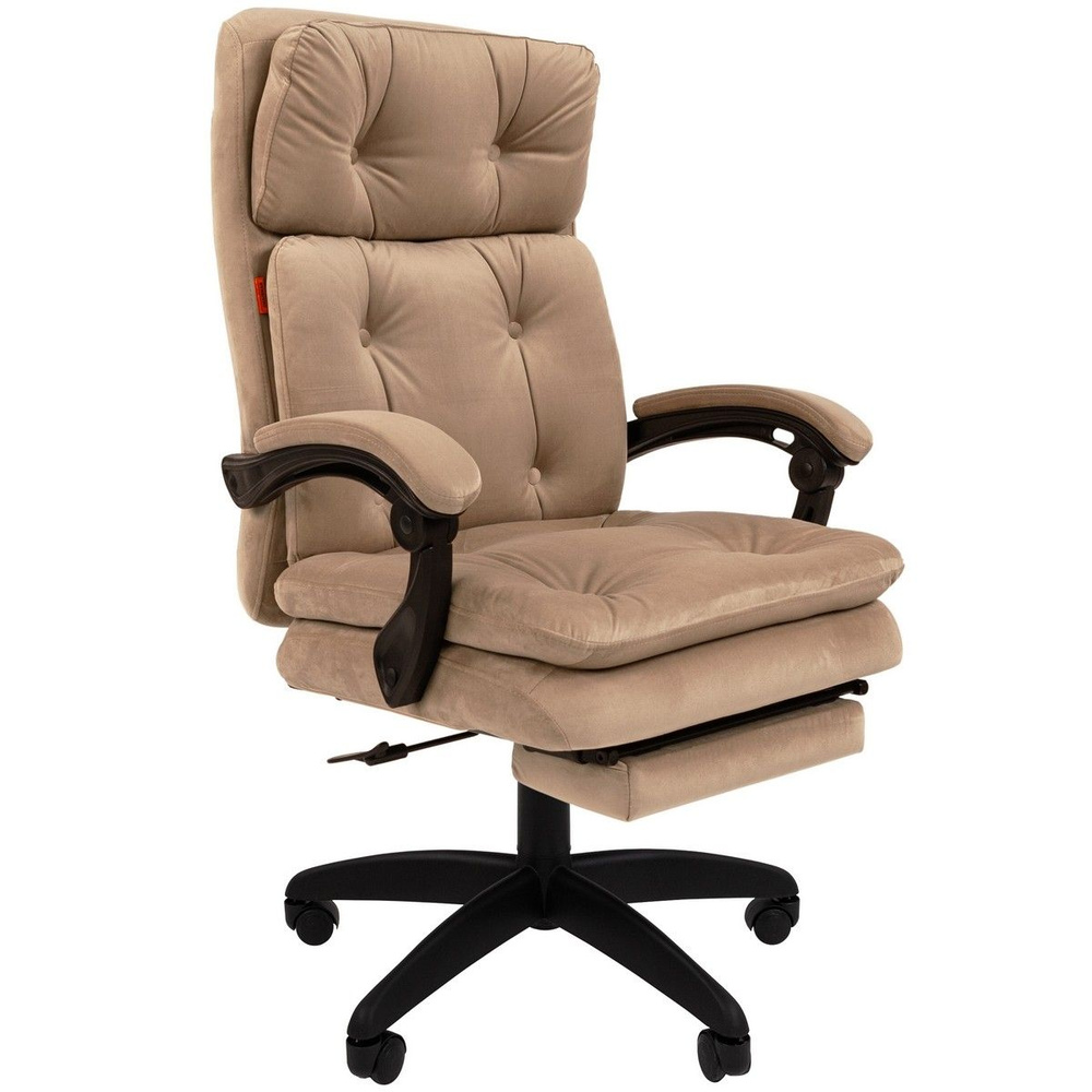 Компьютерное кресло для дома и офиса с подставкой для ног CHAIRMAN HOME 442, офисное кресло, кресло руководителя, #1