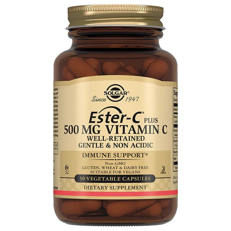 Solgar Капсулы "Эстер-С плюс Витамин С 500 мг" (Ester-C Plus 500 mg, ("Vitamin C Vegetable Capsules"), #1