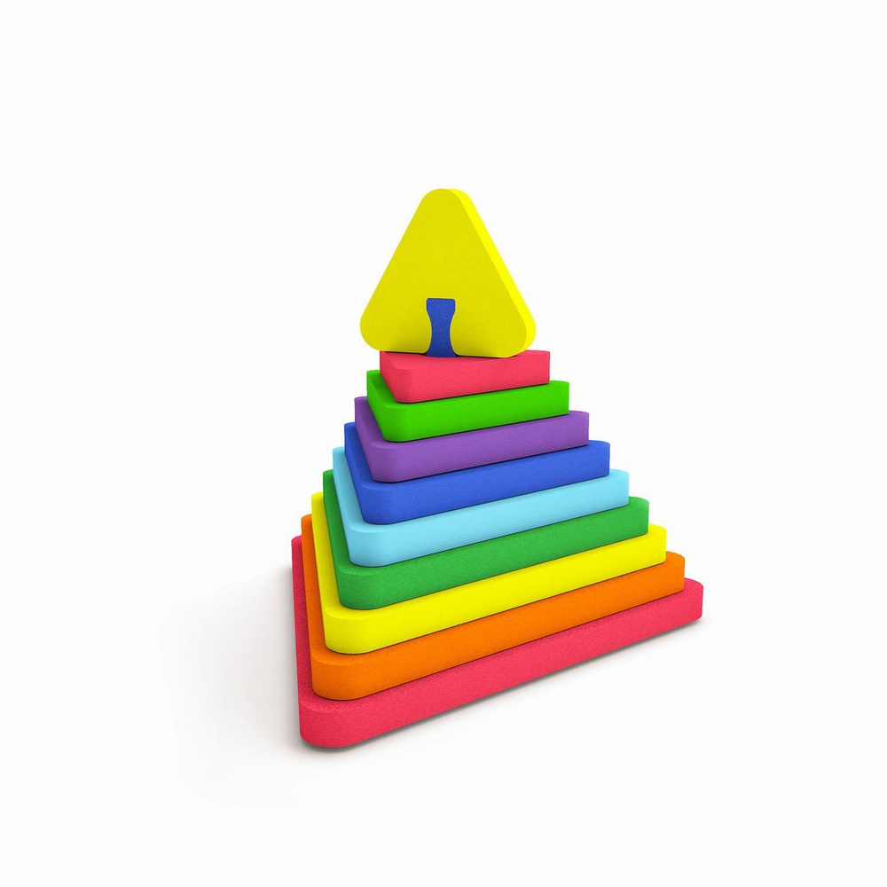Пирамидка El BascoToys Треугольник, 11 элементов #1