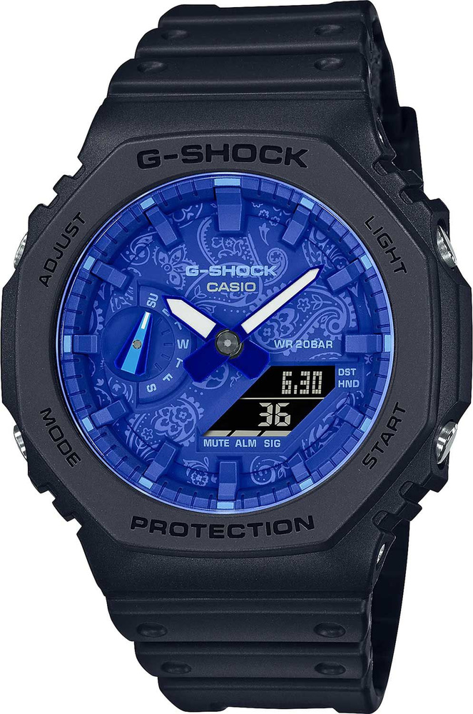 Часы наручные мужские Casio G-SHOCK GA-2100BP-1A Японские оригинальные водонепроницаемые часы с гарантией #1