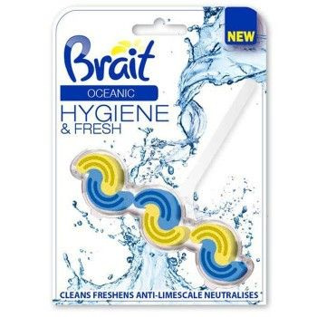 Средство для туалета - очищающий блок Brait Hygiene & Fresh Oceanic, 1 шт  #1