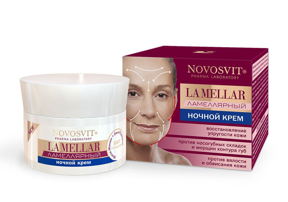 Novosvit / Новосвит Ламеллярный ночной крем "LA MELLAR" для восстановления упругости кожи, 50 мл  #1