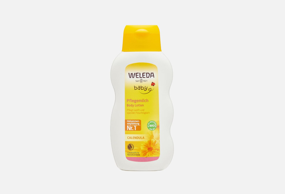 Молочко для тела с календулой weleda calendula baby lotion #1