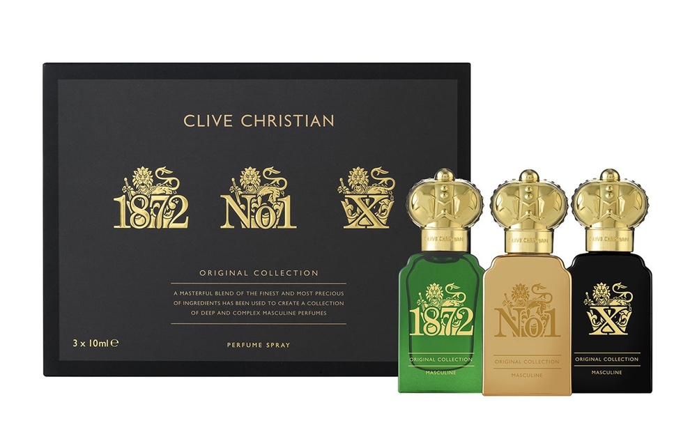 Clive Christian オリジナルコレクション 3本セット 10ml Clive Christian Crown Collection Travelers Set 3 x 10ml