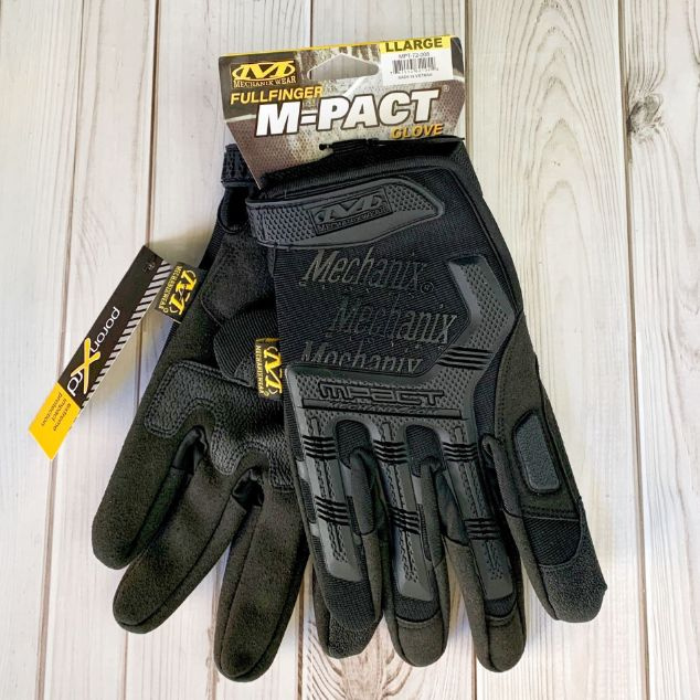 Тактические перчатки M-Pact Mechanix, размер М, черные #1