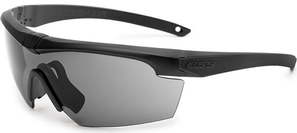 Стрелковые очки ESS Crosshair One Black Smoke Gray #1