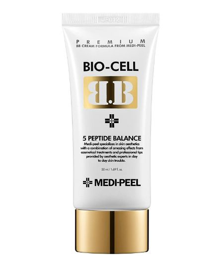 MEDI-PEEL/ Осветляющий ББ-крем для лица с пептидами 50мл, 5 Peptide Balance Bio-Сell BB Cream, Корея #1