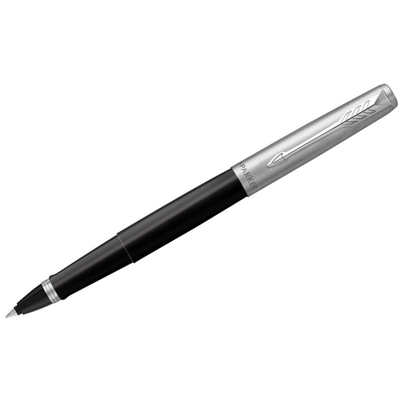 Ручка-роллер Parker "Jotter Originals Black Chrome СT" черная, 0,8мм, подарочная упаковка  #1