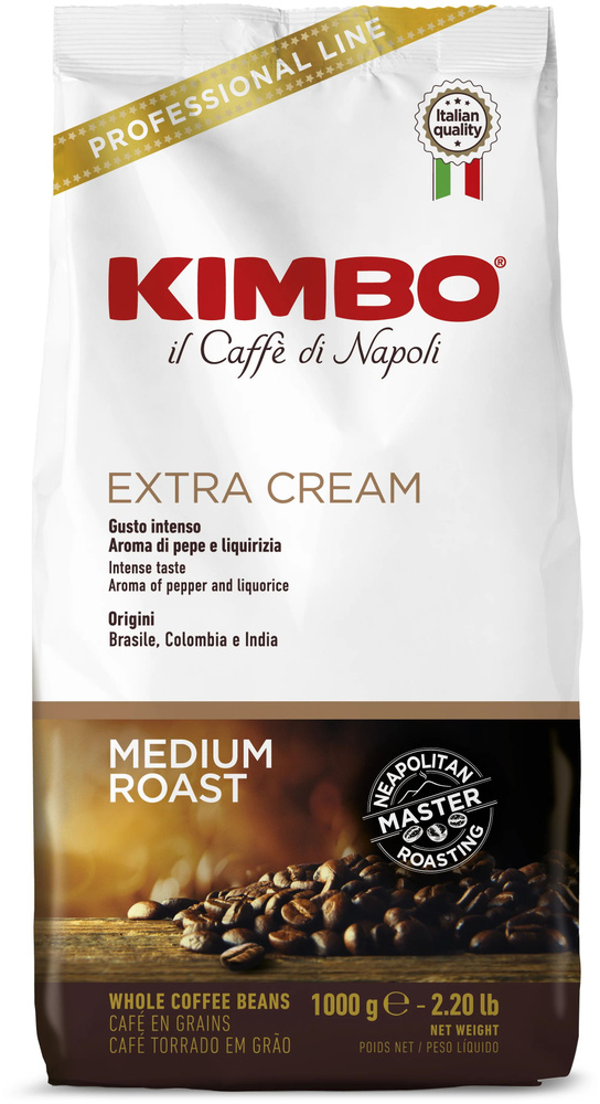 Кофе в зернах Kimbo Extra Cream, 1 кг #1