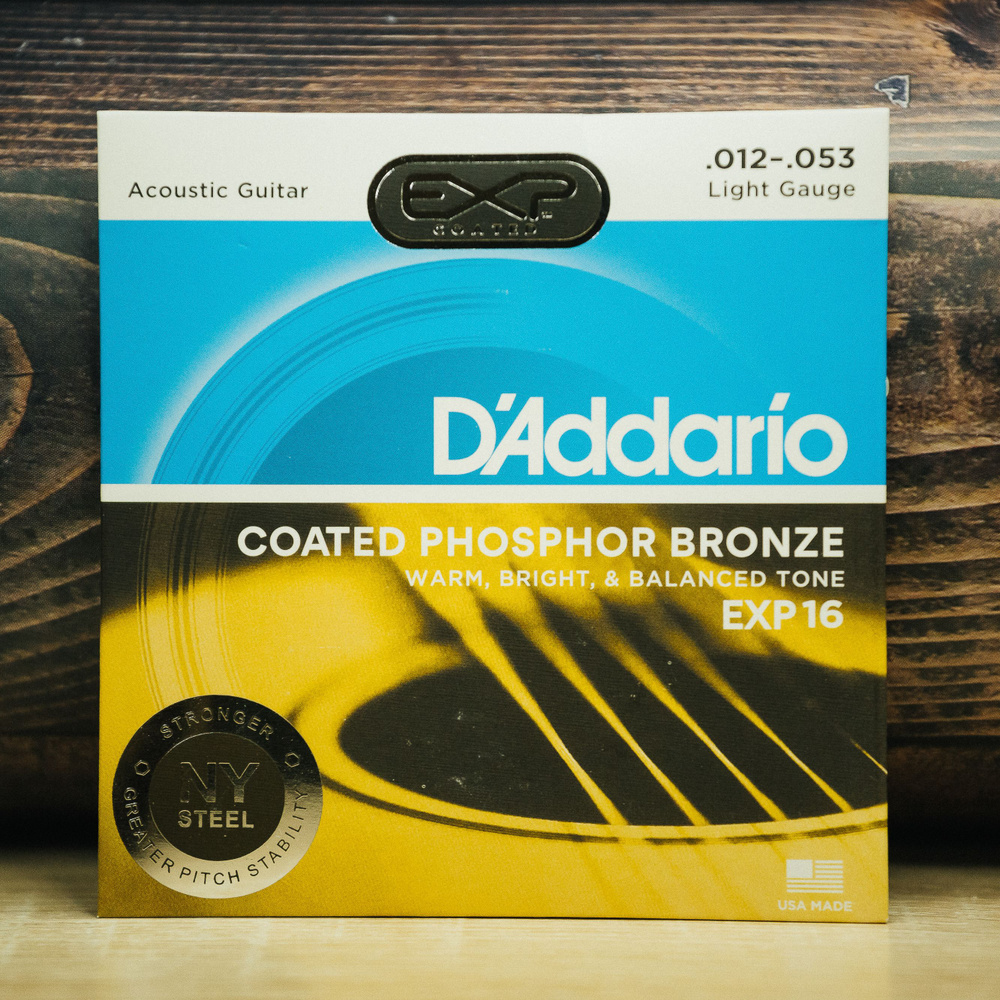 Комплект струн для акустической гитары D'Addario EXP16 #1