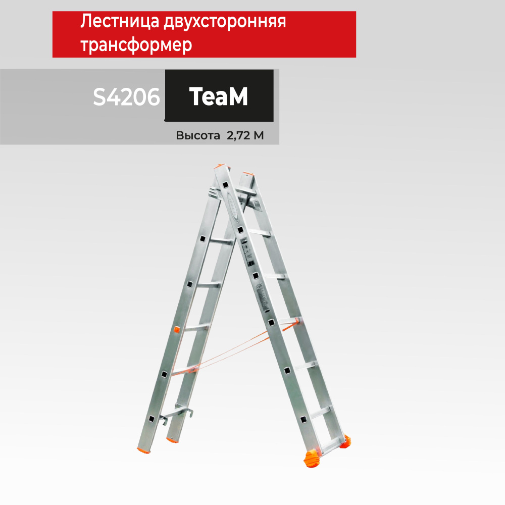 Лестница двухсекционная TeaM S4206 #1