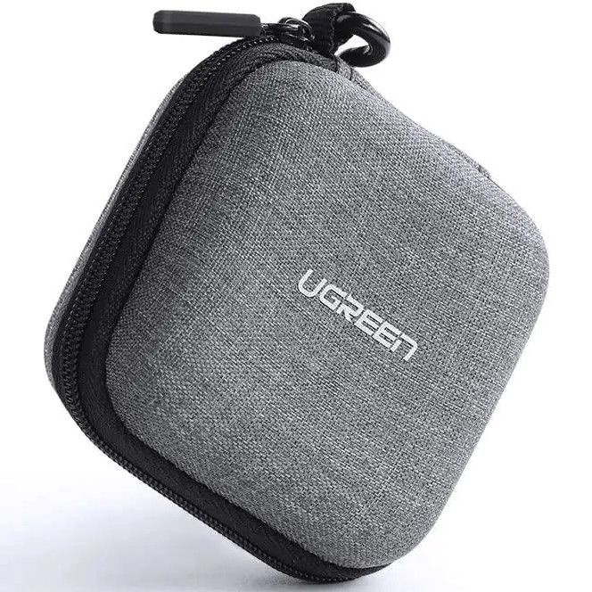 Органайзер UGREEN LP128 (70577) Earphone Cable Charger Multi-functional Case. Цвет: серый  #1