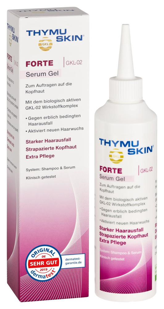 Thymuskin FORTE Serum Gel Тимускин Форте Гель-сыворотка с пептидами тимуса против выпадения волос, 200 #1