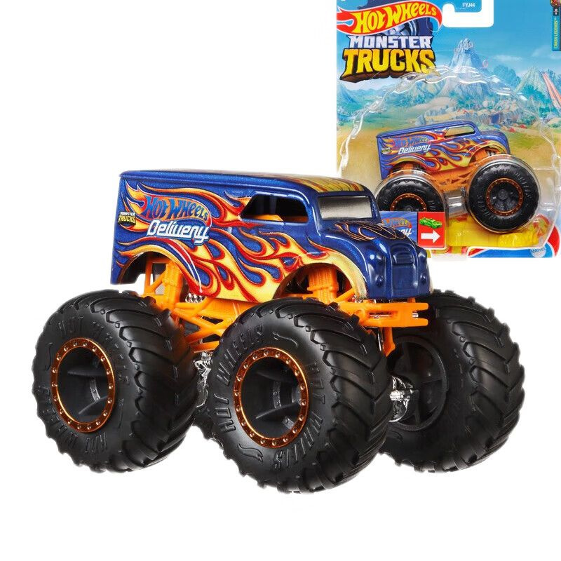 Машинка Mattel Hot Wheels Монстр Трак Мультяшный автомобиль 2022 FYJ44 DELIUERY  #1