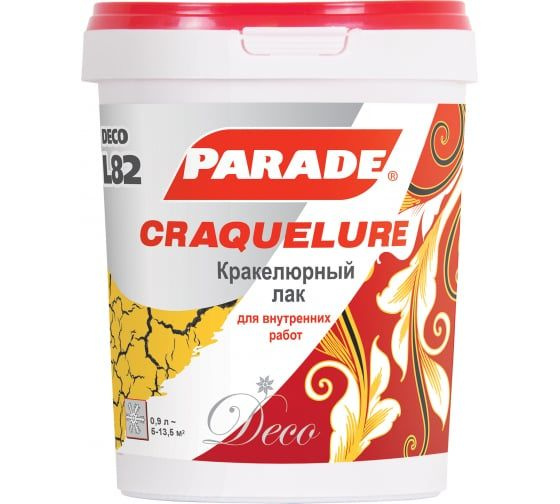 Кракелюрный лак PARADE DECO Craquelure L82 0,9л Россия #1