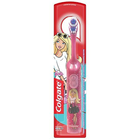 Colgate Электрическая зубная щетка Barbie/Барби, розовый #1