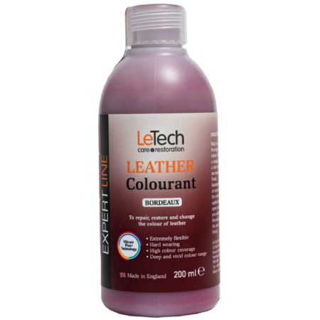 LeTech Expert Line Краска для кожи (Leather Colourant) Bordeaux, 200мл #1