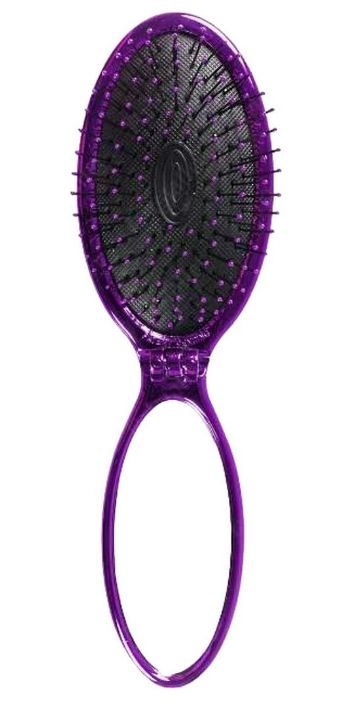 Wet Brush Расчёска для спутанных волос мини раскладная, фиолетовый  #1