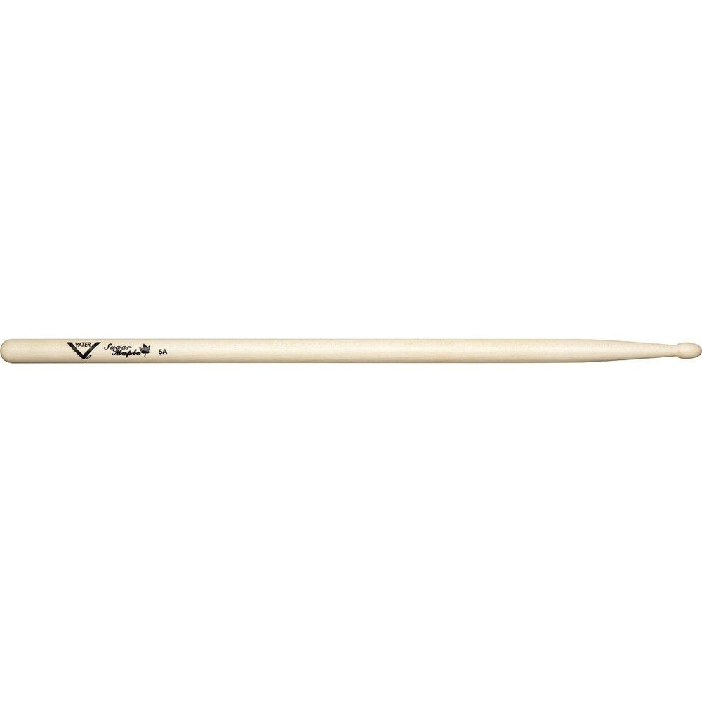 Барабанные палочки VATER VSMP5AW Sugar Maple Power 5A, клен, деревянная головка  #1