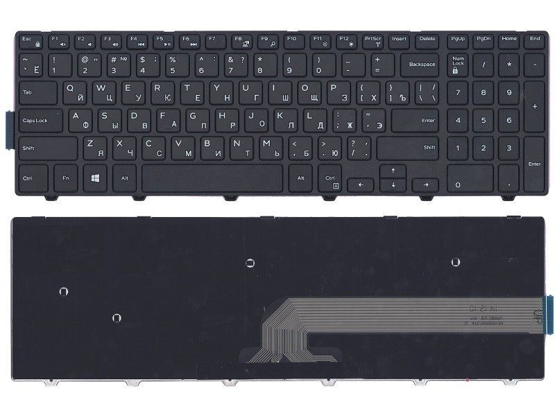 Клавиатура для ноутбука Dell Inspiron 15-3000, 15-3552, 15-3555, 15-3565, 15-3567, 15-5000, 15-5547, #1