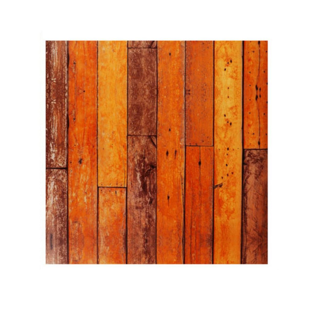 Пленка самоклеящаяся оранжевая, 45см х 8м, (3,6м кв.) "Natural Wood", ПВХ, VETTA, под древесину "натуральное #1
