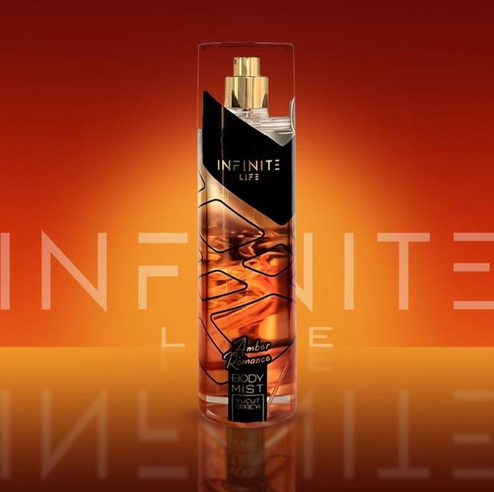 Спрей для тела мист парфюмированный BODY MIST Amber Romance INFINITE LOVE 200мл  #1