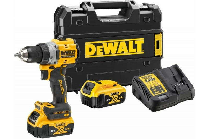 Дрель-шуруповерт аккумуляторная DeWALT DCD800P2T #1