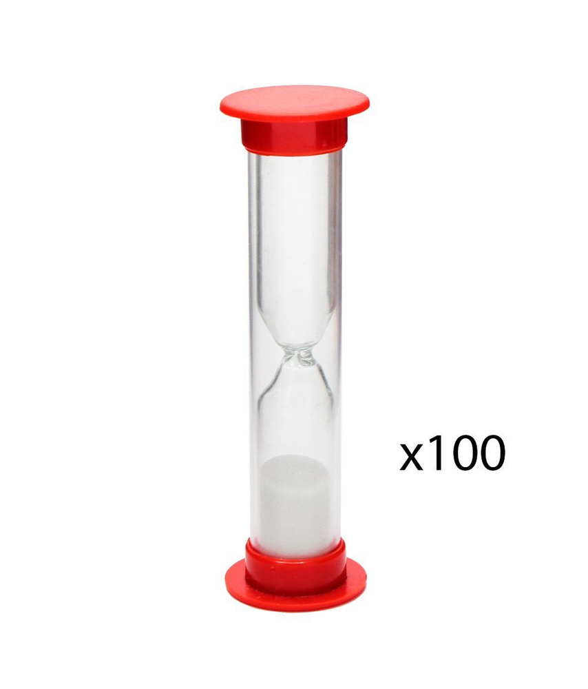 Песочные часы красные на 30 секунд (100 шт.) #1