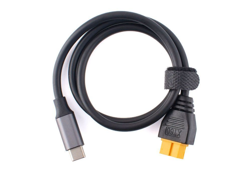 Провод питания ToolkitRC SC100 USB-C - XT60 (Max 5А/100 Вт, 5-20 В) #1