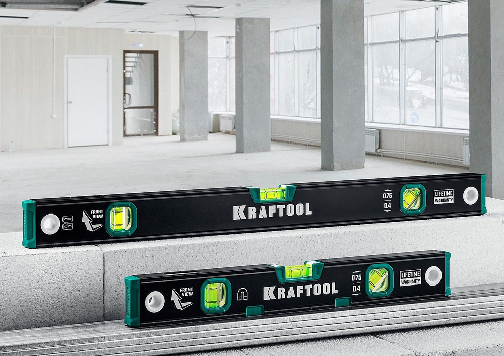 Уровень KRAFTOOL с зеркальным глазком 2000 мм 34781-200 #1