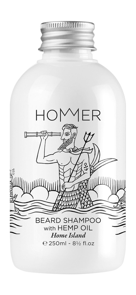 Парфюмированный шампунь для бороды / Hommer Home Island Beard Shampoo #1