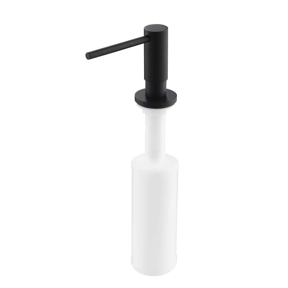 Дозатор для мыла/диспенсер для жидкого мыла в ванную встраиваемый Timo Saona 13139/03 черный  #1