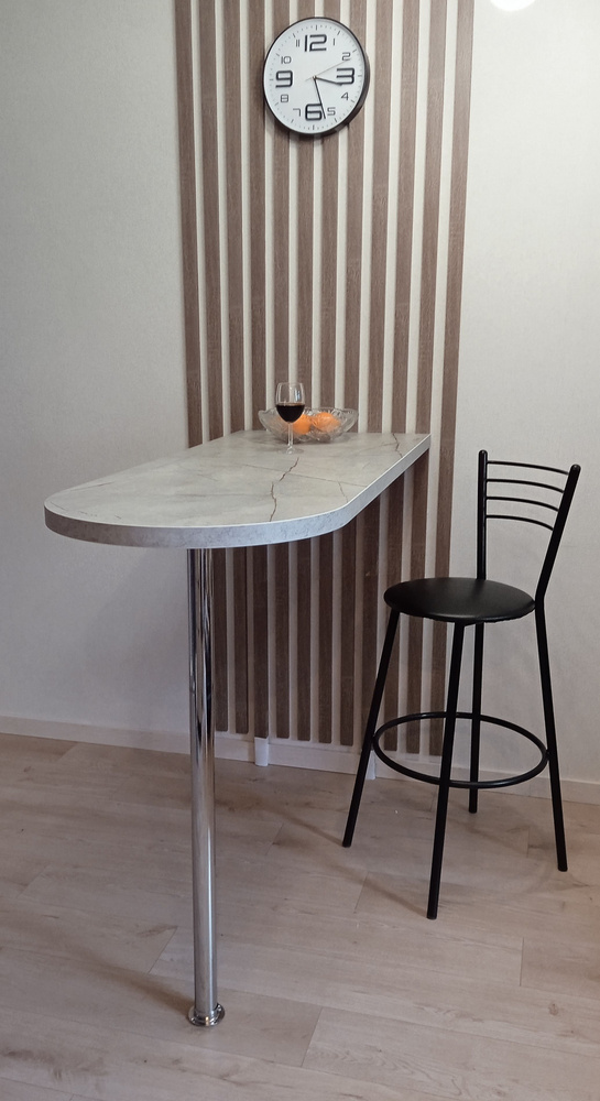 SVP-mebel Барный стол  БС-1 Серый каспий, 110х58х110 см #1