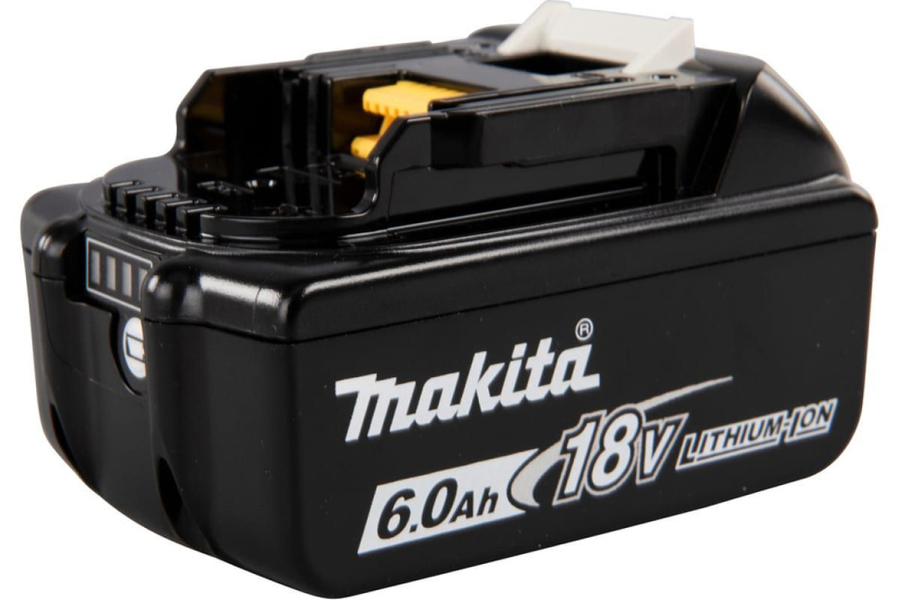 Аккумулятор BL1860B 6 Ач, индикатор заряда для LXT 18В Makita 632F69-8  #1