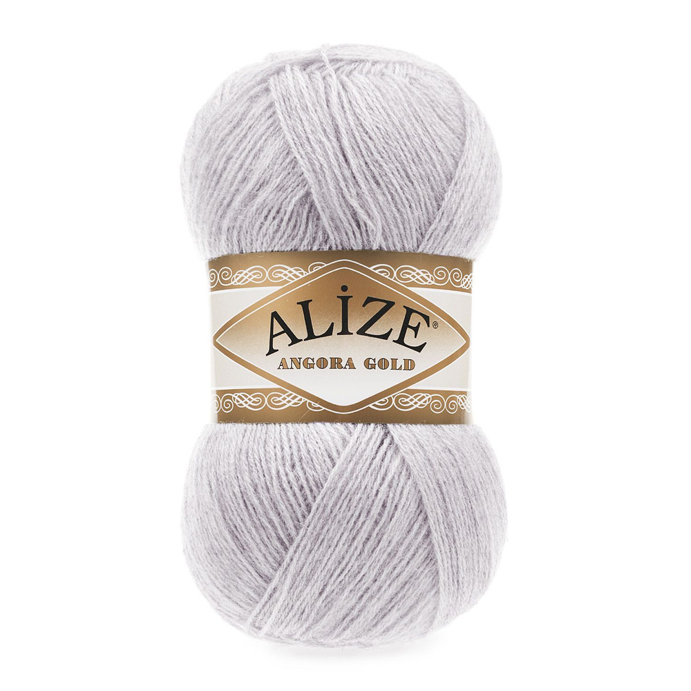 Пряжа Alize Angora Gold 100 гр- 550 м, 3 шт. #1