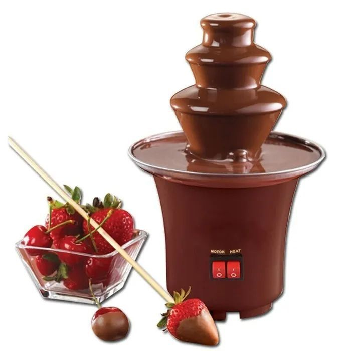 Шоколадный фонтан фондю для растопленного шоколада #1