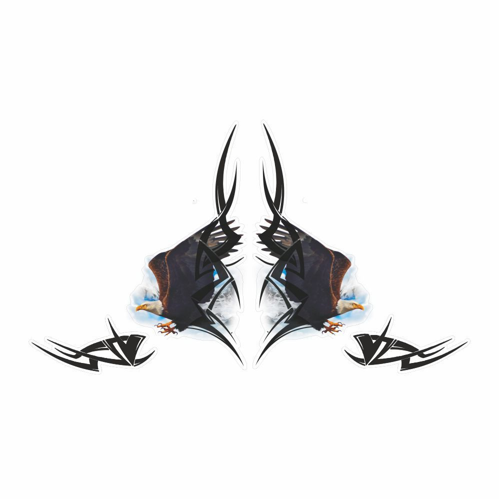 тонировка-уголок, малая, цветная \"Орел\", 350х160мм, Арт рэйсинг ...